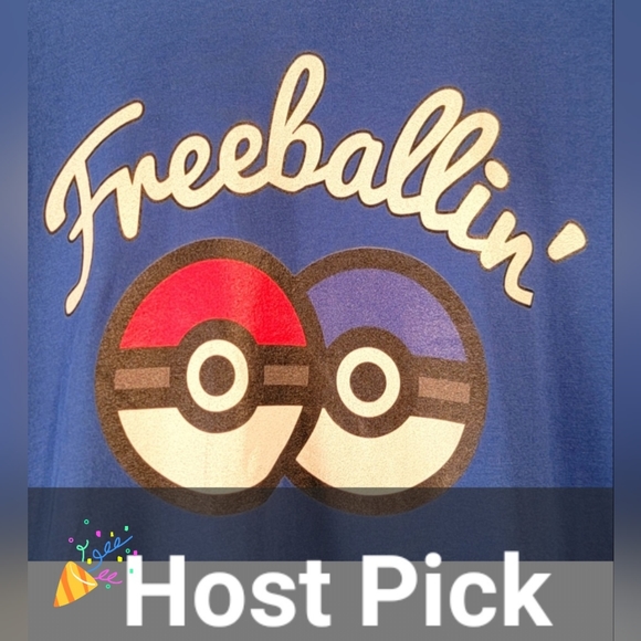 Pokemon Other - 🎉Host Pick🎉 Freeballin' pokemon SS Unisex Tee size XL